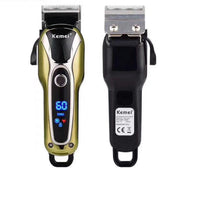 HKM-774931 Rechargeable LCD Hair Clipper KM-1990 with Accessories and USB Charging