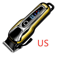 HKM-774931 Rechargeable LCD Hair Clipper KM-1990 with Accessories and USB Charging