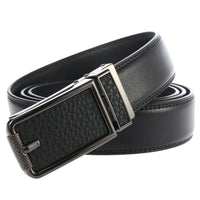 HKM-493331 Automatic Buckle Leather Belt for Business Fashion - Model LY33-32318-1