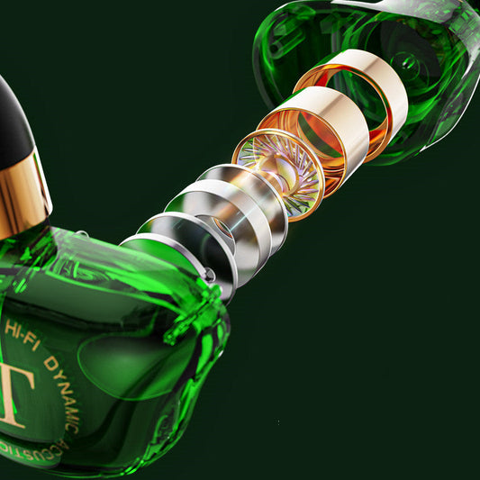 KTX-653331 Wired In-Ear Headphones with Heavy Bass and Microphone, 3.5mm Jack, Multiple Colors Available