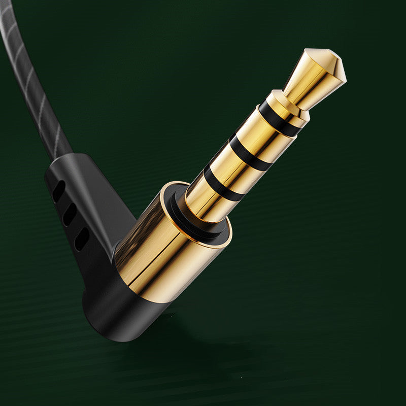 KTX-653331 Wired In-Ear Headphones with Heavy Bass and Microphone, 3.5mm Jack, Multiple Colors Available