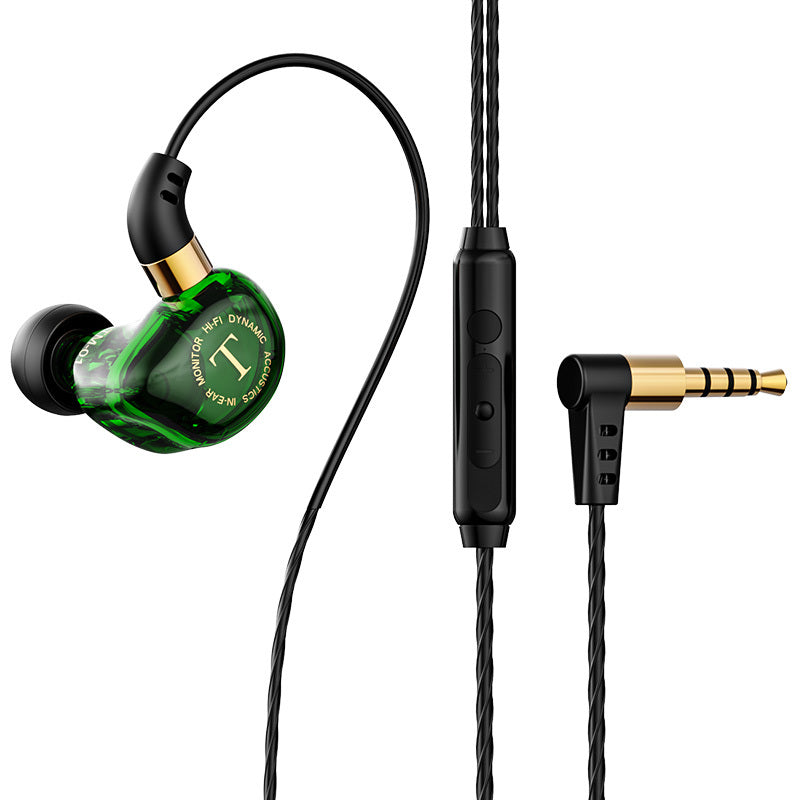 KTX-653331 Wired In-Ear Headphones with Heavy Bass and Microphone, 3.5mm Jack, Multiple Colors Available
