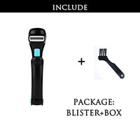 HKM-741011 Collapsible Electric Shaver with Long Handle for Easy Back Hair Removal