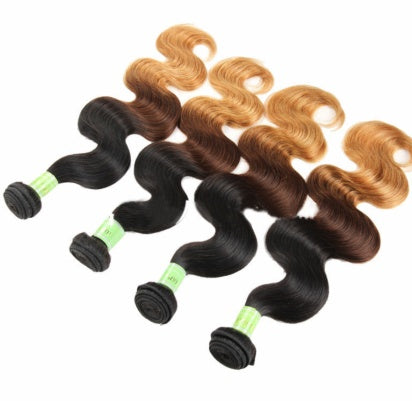 HKM-502099 Xuchang Body Wave T1B27 Ombre Hair Bundle - 1 Bundle