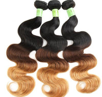 HKM-502099 Xuchang Body Wave T1B27 Ombre Hair Bundle - 1 Bundle