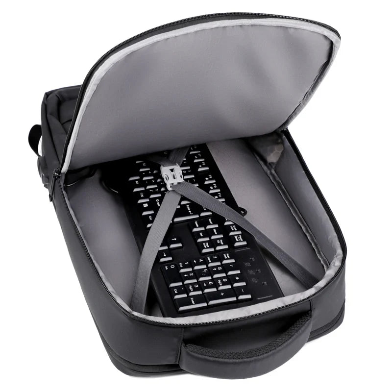 KTX-797651 Large Capacity USB Charging Laptop Backpack for Outdoor Business and Travel