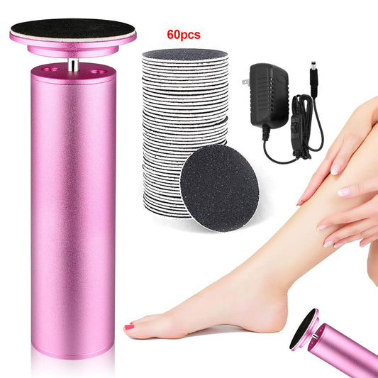 HKM-674323 Exfoliating Electric Foot Grinder for Smooth, Beautiful Feet - Purple