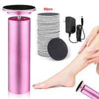 HKM-674323 Exfoliating Electric Foot Grinder for Smooth, Beautiful Feet - Purple