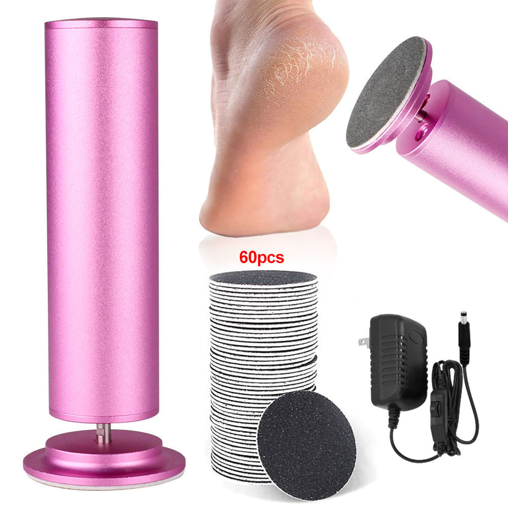 HKM-674323 Exfoliating Electric Foot Grinder for Smooth, Beautiful Feet - Purple