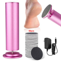 HKM-674323 Exfoliating Electric Foot Grinder for Smooth, Beautiful Feet - Purple