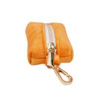 HKM-111635 Velvet Fabric Dog Collar Set with Adjustable Harness, Leash, Bow Knot, Flower, and Poop Bag