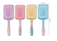 HKM-181075 Multicolor Airbag Comb for Hair Massage in Pink, Yellow, Blue, and Purple