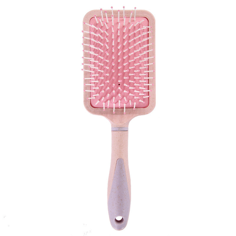 HKM-181075 Multicolor Airbag Comb for Hair Massage in Pink, Yellow, Blue, and Purple