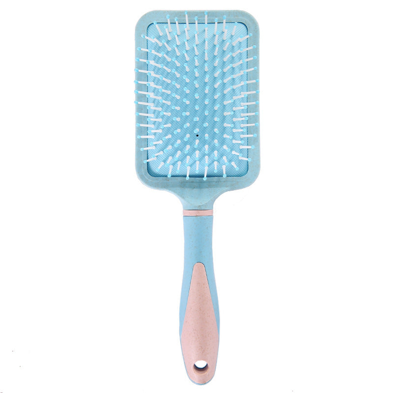 HKM-181075 Multicolor Airbag Comb for Hair Massage in Pink, Yellow, Blue, and Purple
