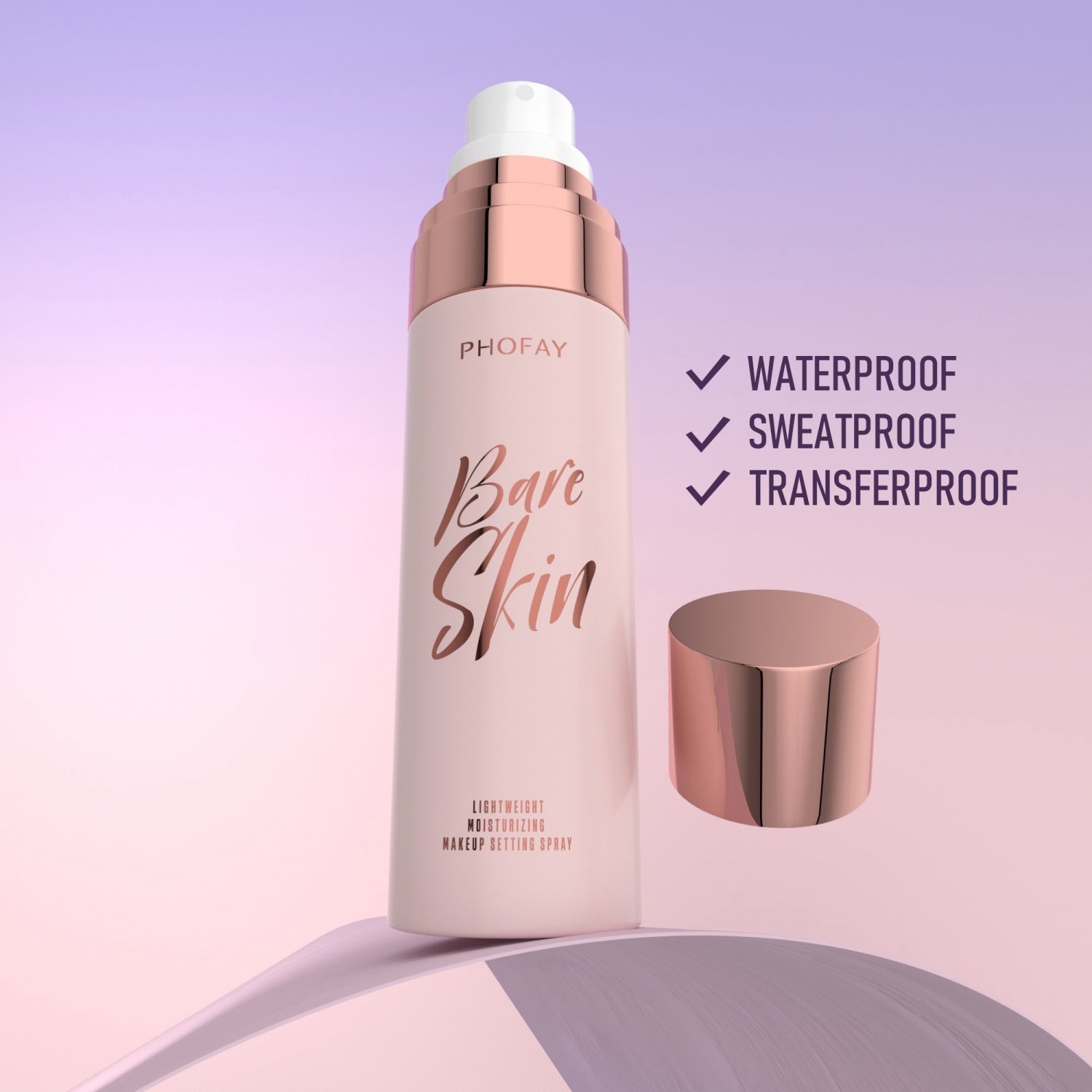 HKM-682387 Moisturizing Makeup Setting Spray for Long-Lasting Hydration and Fixing