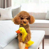 HKM-190163 Plush Noisy Duck Toy for Dogs - Boredom Relief, Teeth Grinding, and Energy Consumption