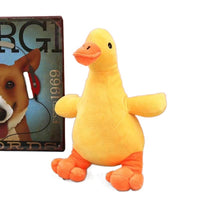 HKM-190163 Plush Noisy Duck Toy for Dogs - Boredom Relief, Teeth Grinding, and Energy Consumption