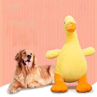 HKM-190163 Plush Noisy Duck Toy for Dogs - Boredom Relief, Teeth Grinding, and Energy Consumption