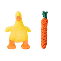 HKM-190163 Plush Noisy Duck Toy for Dogs - Boredom Relief, Teeth Grinding, and Energy Consumption