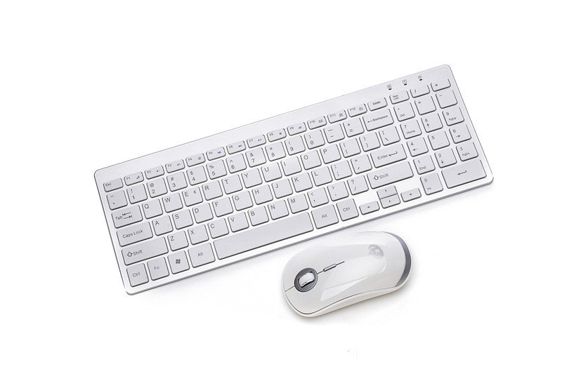 KTX-142291 Wireless USB Keyboard with Silent Keys and Multimedia Functions - Ergonomic Design and Waterproof Feature