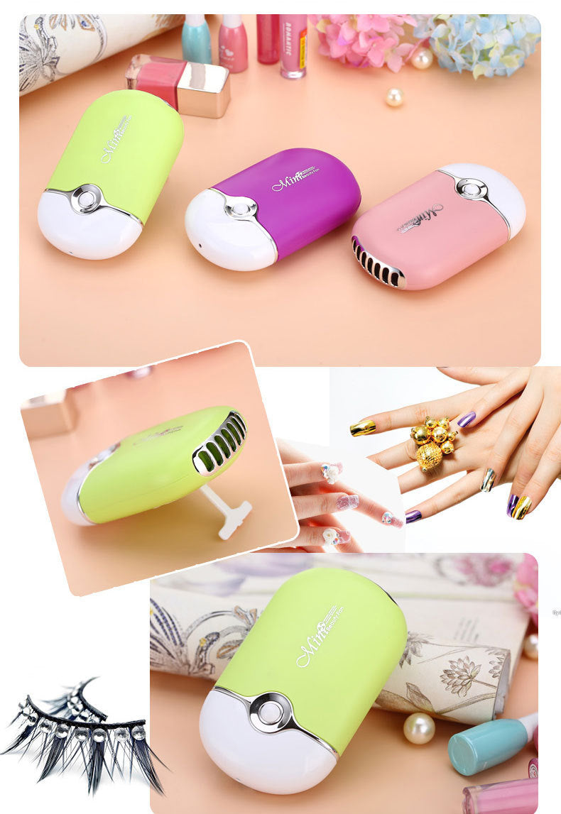 HKM-310995 Mini Pocket Air Conditioner Fan with Adjustable Cooling Mode and Water-Cooled Sponge for Personal Use