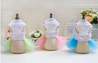 HKM-346323 Cute Cotton Lace Dog Tutu Dress for Spring-Summer Wear, Available in Multiple Sizes