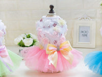 HKM-346323 Cute Cotton Lace Dog Tutu Dress for Spring-Summer Wear, Available in Multiple Sizes