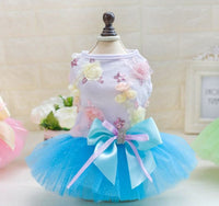 HKM-346323 Cute Cotton Lace Dog Tutu Dress for Spring-Summer Wear, Available in Multiple Sizes