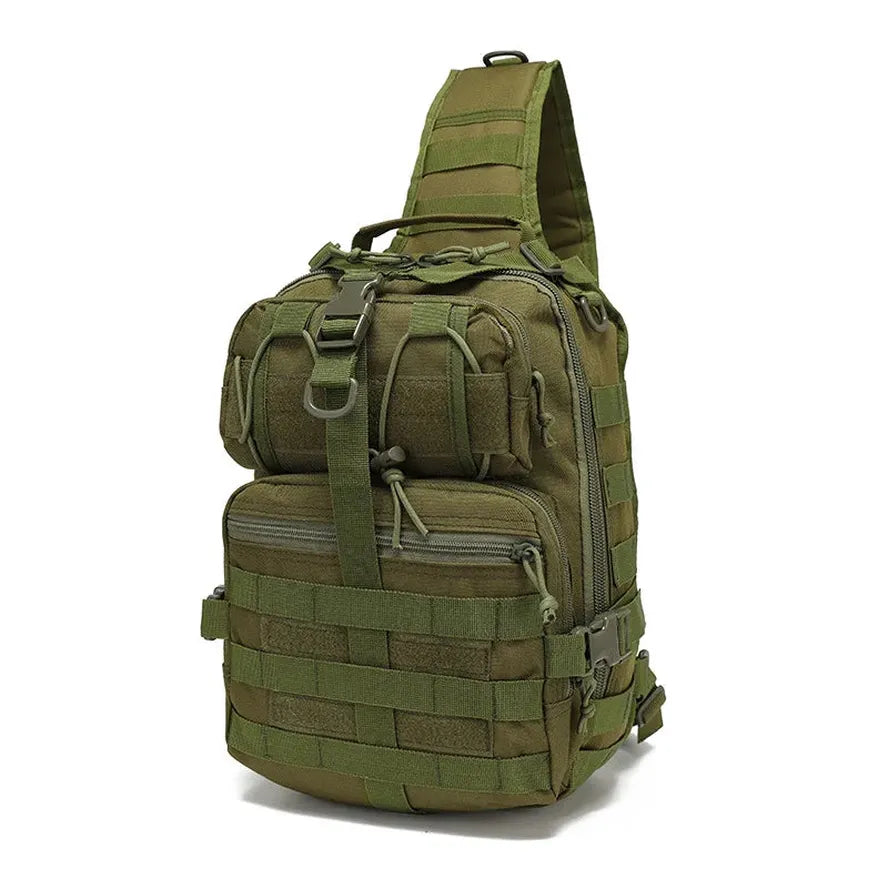 HKM-123987 Waterproof Oxford Cloth Camouflage Cross Body Chest Bag with Large Capacity