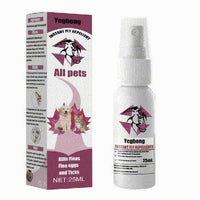 HKM-285715 Pet Deworming and Flea & Tick Itching Relief Spray for Cats and Dogs
