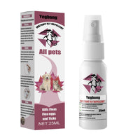 HKM-285715 Pet Deworming and Flea & Tick Itching Relief Spray for Cats and Dogs