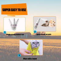 HKM-285715 Pet Deworming and Flea & Tick Itching Relief Spray for Cats and Dogs