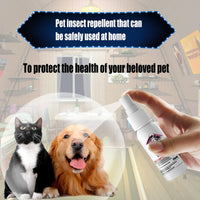 HKM-285715 Pet Deworming and Flea & Tick Itching Relief Spray for Cats and Dogs