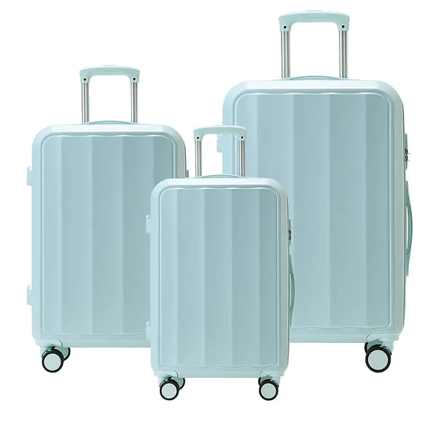 KTX-949459 3-Piece Travel Luggage Set - Lightweight Suitcases with Trolley for Easy Travel
