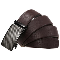 HKM-684179 Men's Automatic Buckle Casual Belt in Top Layer Leather - Trendy Design