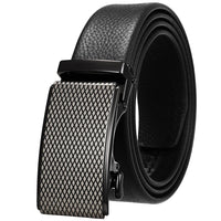 HKM-684179 Men's Automatic Buckle Casual Belt in Top Layer Leather - Trendy Design