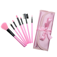 HKM-036243 Portable 7-Piece Multifunctional Makeup Brush Set with PU Bag