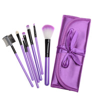 HKM-036243 Portable 7-Piece Multifunctional Makeup Brush Set with PU Bag