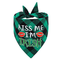 HKM-147411 Triangle Cotton Scarf for Dogs - Cartoon Design, Four Styles Available, 65x45x45cm