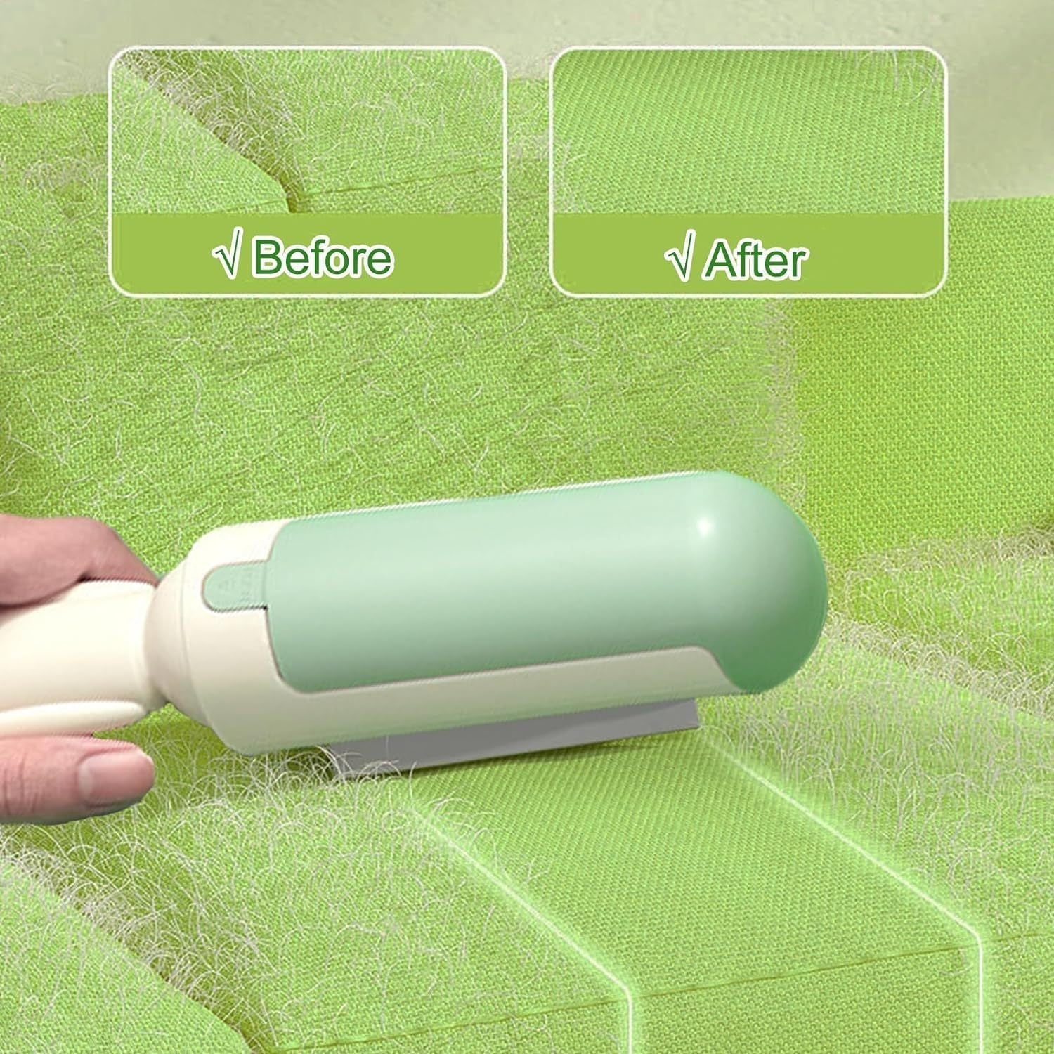 HKM-414931 Reusable Pet Hair Remover for Effortless Cleaning of Furniture, Bedding, and More