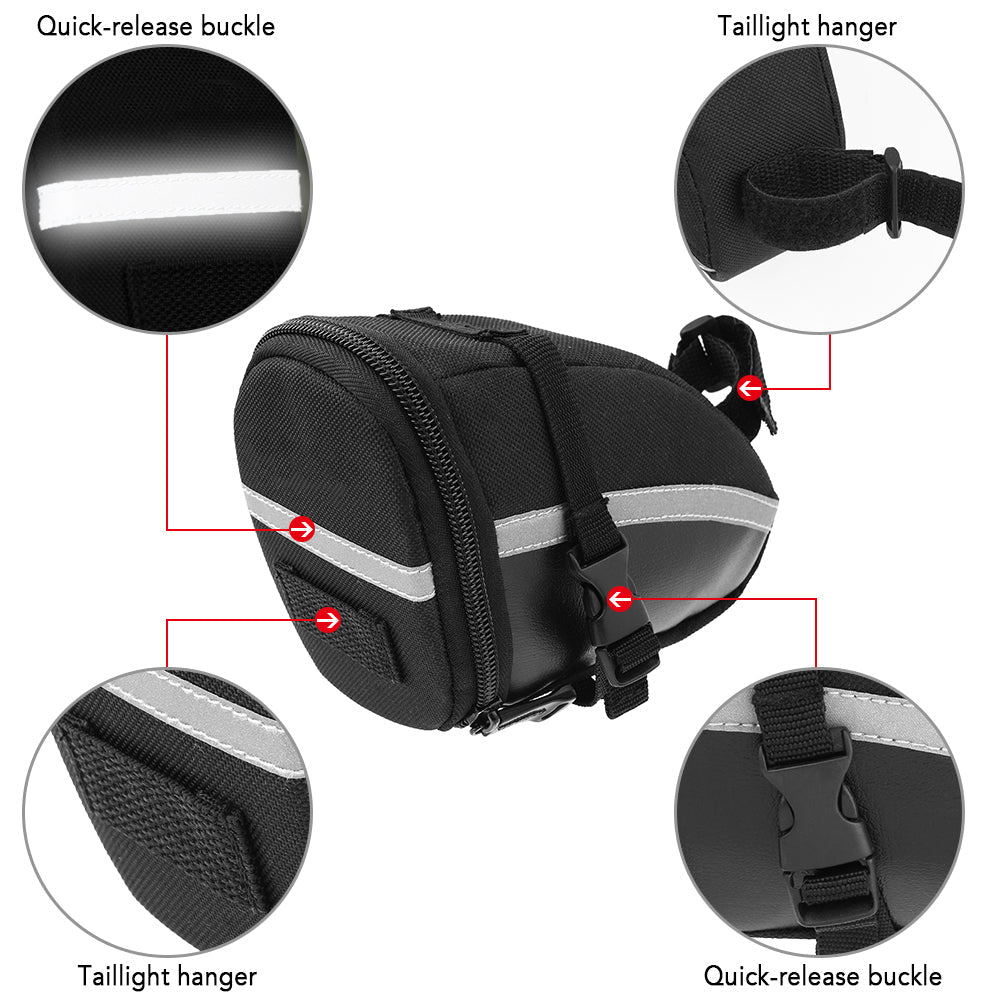 HKM-019411 Compact Bicycle Tail Bag for Efficient Storage and Easy Access