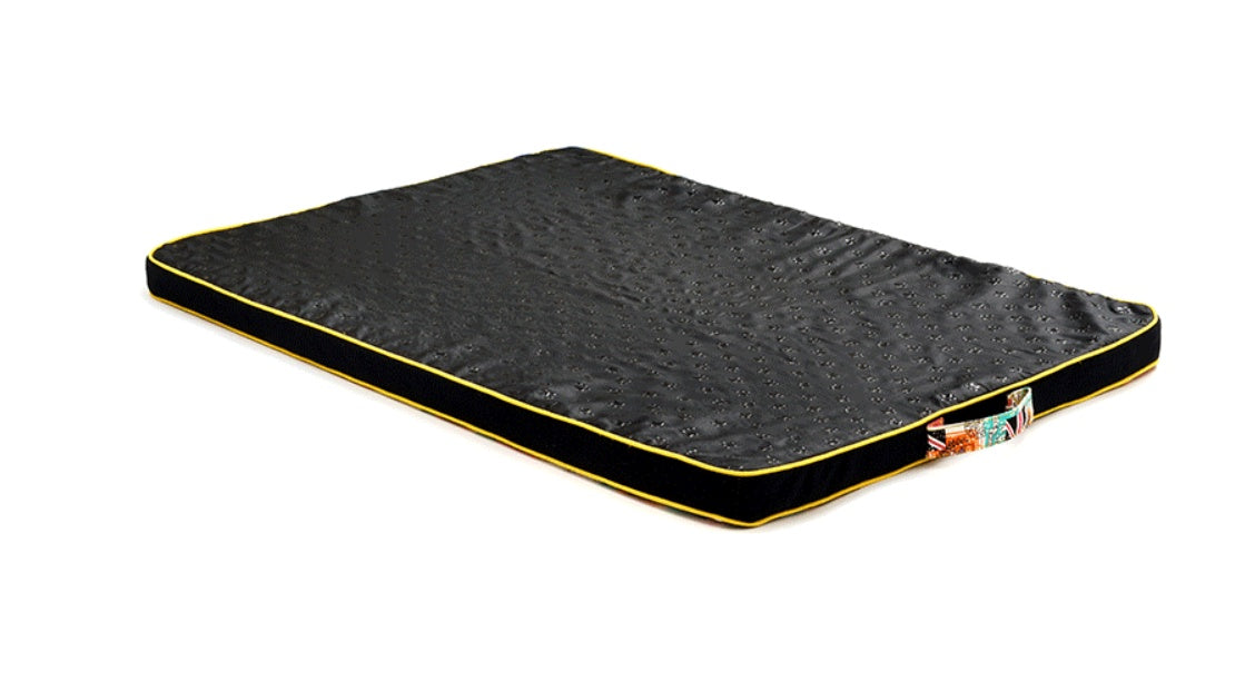 JMT-667274 Thickened Printed Canvas Dog Mat with High Resilience Sponge Liner – Multiple Sizes Available