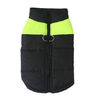 HKM-277331 Cotton Padded Cold Weather Vest for Small to Medium Dogs with Chest Harness in Multiple Colors