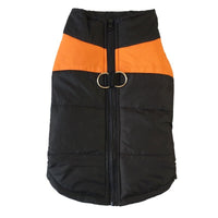 HKM-277331 Cotton Padded Cold Weather Vest for Small to Medium Dogs with Chest Harness in Multiple Colors