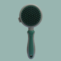 HKM-199763 Dual-Sided Silicone Cat and Dog Brush with Soft Rubber Pins for Grooming, Shedding, and Massaging Long-Haired Pets