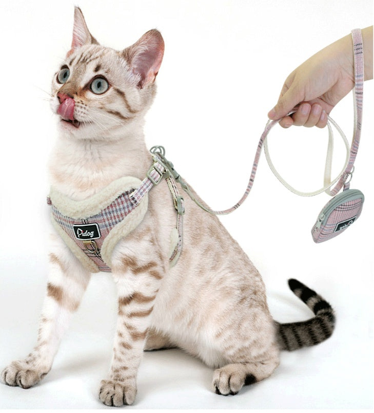 HKM-071955 Adjustable Dog Leash for Small and Medium Breeds ¨C Available in Blue, Gray, Pink