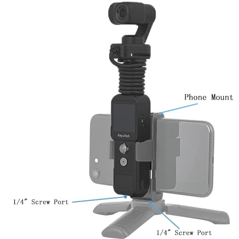 KTX-644115 4K HD Pocket Gimbal Vlog Camera with Magnetic Suction Function