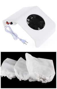 HKM-452435 Nail Dryer and Dust Collector Vacuum Cleaner with PVC Leather Cover