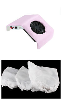 HKM-452435 Nail Dryer and Dust Collector Vacuum Cleaner with PVC Leather Cover