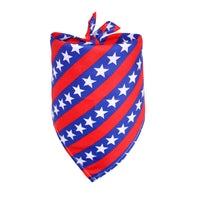 HKM-815443 Independence Day Dog and Cat Bib Towel with Flag Design in Small and Medium Sizes